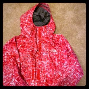 Women’s north face raincoat